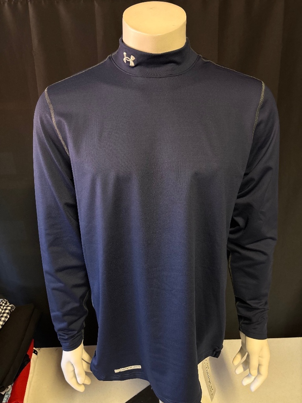 New mens XL Under Armour The Coldgear Mock long sleeve shirt